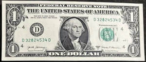 2017 A Uncirculated Cleveland $1 Bill Mis-stamped 8 Green Ink Error Note - Picture 1 of 2