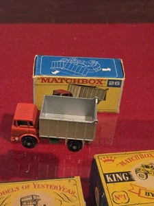 Matchbox Vintage GMC Tipper Truck #26 With Original Box Lesney - Picture 1 of 2