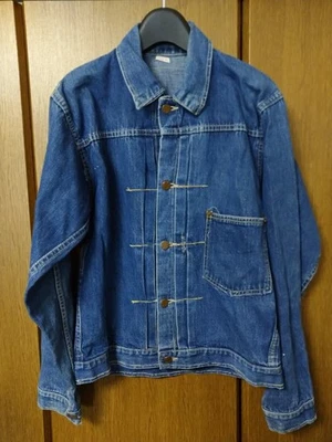 Chaqueta Exterior Vintage 1930s 1940s Montgomery Ward 101 1st Denim  Foto 1 de 4