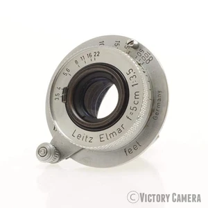 Leica Elmar 5cm 50mm f3.5 L39 LTM Screw Mount Lens [EXC-] - Picture 1 of 4
