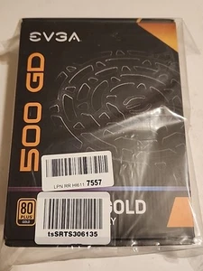 Alimentation non modulaire scellée EVGA 500 GD 80 PLUS GOLD 500W - Livraison gratuite - Photo 1/5