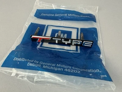 通用别克富豪 T 型格栅徽章 1986 年 NOS 25523230 25522816 罕见 — 第 1/4 张图片