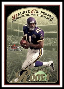 2001 Fleer Tradition #9 GR Daunte Culpepper Grass Roots Minnesota Vikings NM+ - Picture 1 of 2