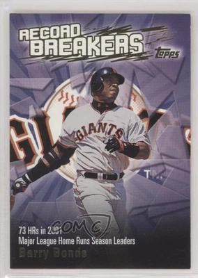 2003 Topps Series 1 Record Breakers Barry Bonds #RB-BB - Image 1 of 2