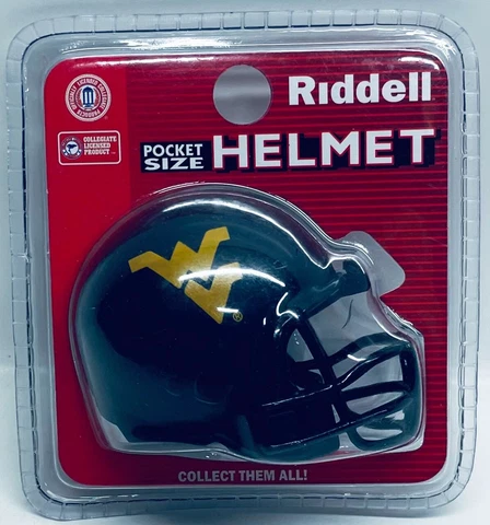 West Virginia Riddell Pocket Pro Helmet Cover