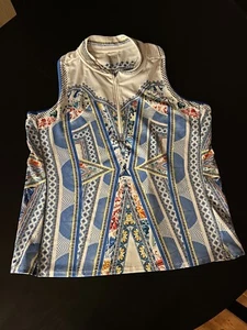 Lucky In Love Women’s Sleeveless Shirt - Picture 1 of 5