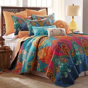 Levtex Home - Mackenzie Quilt Set - King/Cal King Quilt (106x92in.) + Two Kin... - Picture 1 of 7