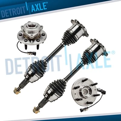 4WD Front CV Axles Wheel Bearing Hubs for Tahoe Yukon XL Silverado Sierra 1500 - Image 1 of 4