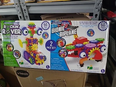 Techno Gears Rockin' Rover y Bionic Bi-Plane, paquete de 2 60+ piezas cada uno Foto 1 de 4