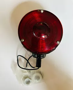VSM IGUAL QUE SEÑAL STAT 2701 ROJO 4" 12V CABLE ÚNICO PEDESTAL LÁMPARA GIRO TRASERO - Imagen 1 de 1