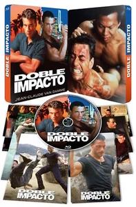 DOUBLE IMPACT *1991 / STEELBOOK / Jean-Claude Van Damme* NEW Reg A B C Blu-ray - Imagen 1 de 5