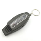 For Outdoor Activities Hiking Whistle Themometer Black Essential For Emergency