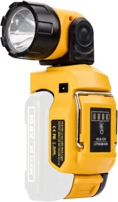 10.8-12V LED Work Light Flashlight Outdoor Light For Dewalt DCL510 12V Battery - Bild 1 von 4