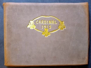 Antique 1915 Wells College Cardinal Yearbook, Aurora, NY, good condition - Picture 1 of 15