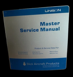 Slick Aircraft Products Unison F-1100 Master Service Manual 1994 Factory Binder - Picture 1 of 5