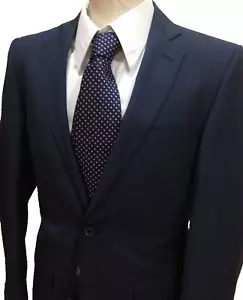 Traje Hombre Made IN Italy Azul Fresco Lana Tasmania 150S 46 48 50 52 54 56 58 - Imagen 1 de 10