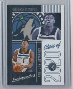 ANTHONY EDWARDS 20-21 HOOPS CLASS OF 2020 ROOKIE CARD-TWOLVES FANS GRAB THIS ONE - Picture 1 of 12