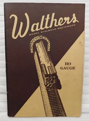 Catálogo de modelismo ferroviario Walthers 1941 calibre #5 HO con precios y anexo Foto 1 de 4
