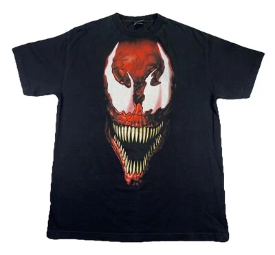 Vintage Marvel Mad Engine Carnage Shirt Big Print XL Spiderman Venom Y2K - Image 1 of 4