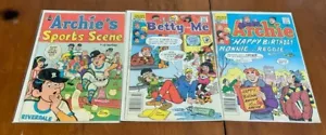 Libro de historietas de la serie Archie Archie Betty & Me HB Ronald Reggie y escena deportiva x3 - Imagen 1 de 10