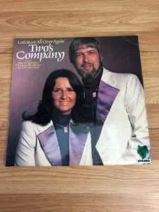 Lets Start All Over Again Two's Company LP Vinyl Record - Foto 1 di 4