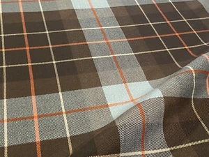 LEE JOFA NOGAL "CECIL WOOL PLAID" LANA INGLESA TARTÁN TELA ESCOCESA - Imagen 1 de 3