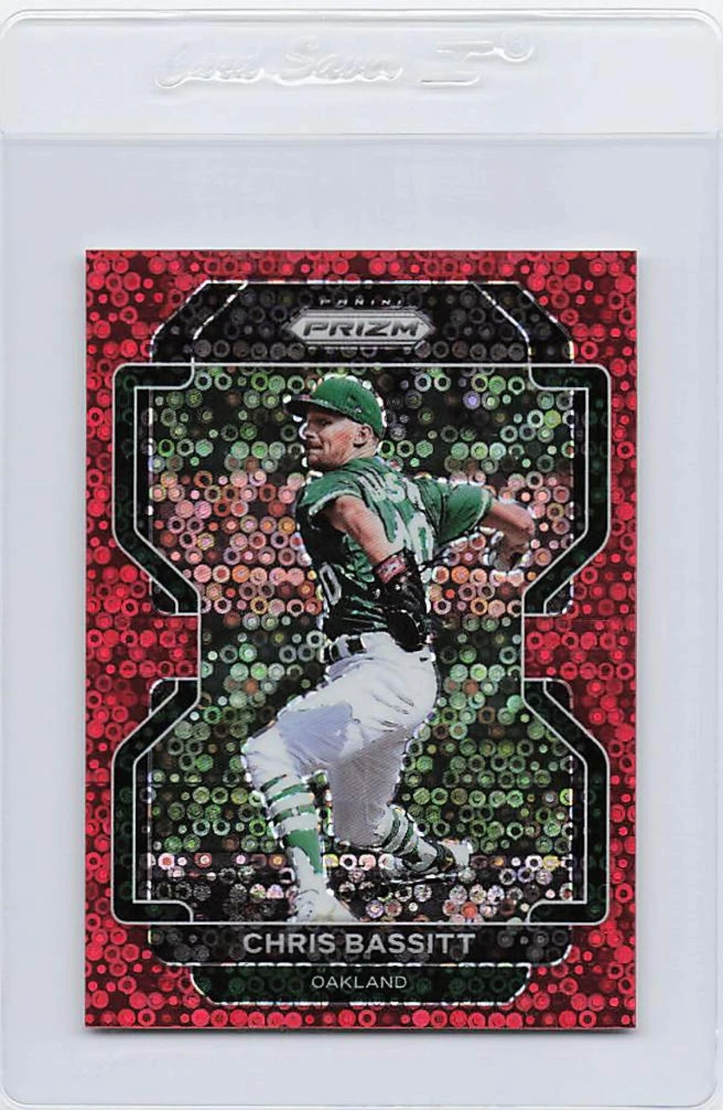 2022 PANINI PRIZM TIER II RED DONUT CIRCLES PRIZM #125 CHRIS BASSITT 30/99