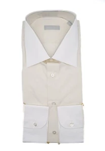 NEW STEFANO RICCI  Dress Shirt  100% Cotton Size 17.75  Us 45  Eu  ( C45) - Picture 1 of 2
