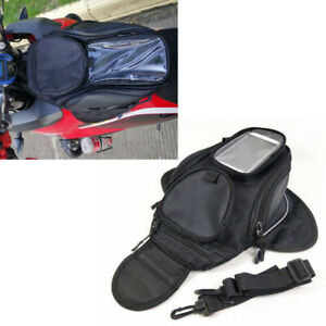Waterproof Magnetic Motorcycle Tank Bag Oil Fuel Bag Saddlebags Sports Universal