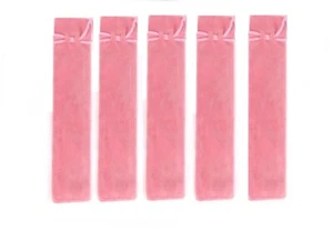 Lot de 5 Etuis à Stylo en Velours Rose - Bijoux des Lys - Bild 1 von 2