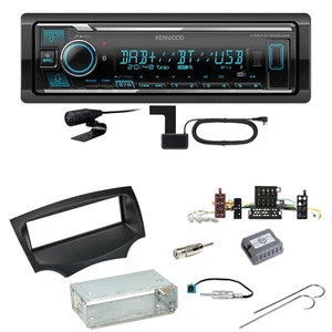 Kenwood KMM-BT508DAB Bluetooth Digitalradio USB Einbauset für Ford KA RU8 - Bild 1 von 1