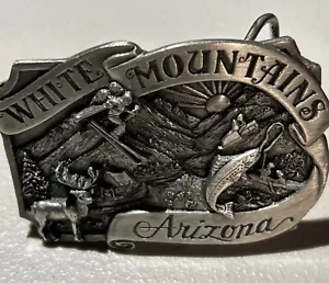 Vintage White Mountains Arizona Recreation Limited Edition 101/2222, Gürtelschnalle - Bild 1 von 8