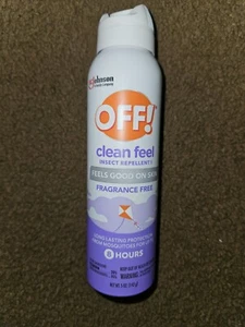 Off! Clean Feel Insect Repellent Spray With 20% Picardin - 5 Oz - Lot Of 2 - Picture 1 of 1