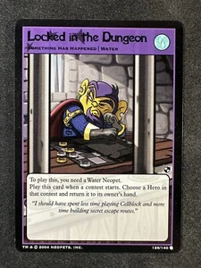 Neopets TCG 126/140 Locked in the Dungeon Battle for Meridell Event Common NM - Picture 1 of 2