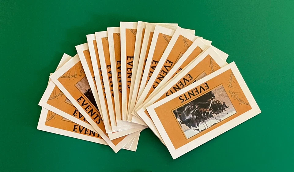 Monopoly 2003 Lord of the Rings Trilogy Edition Replacement 16 Events Cards LOTR - Image 1 of 1