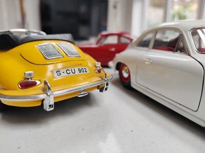 Burago escala 18 Porsche 356B cupé 1961 rojo.- rebajado. Foto 1 de 4