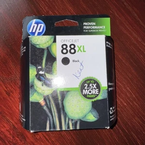 HP 88XL Genuine Black High Yield Officejet Ink Cartridge New Sealed May 2015 OEM - Picture 1 of 4
