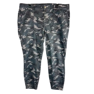 Neu Lane Bryant Damen Gr. 24 Plus Camouflage Skinny Stretch Hose Mid Rise Neu mit Etikett  - Bild 1 von 10
