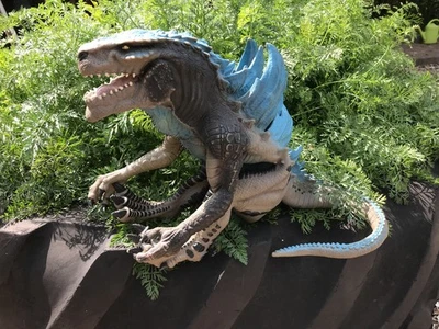 VINTAGE 1998 TOHO BLUE GODZILLA FULL BODY RUBBER HAND PUPPET - Image 1 of 4