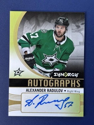 2018-19 Upper Deck Synergy Auto Alexander Radulov #A-AR Auto FREE SHIPPING - Image 1 of 2