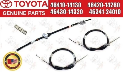 Toyota Genuine JZA80 SUPRA PARKING BRAKE CABLE ASSY FR & LH & RH EQUALIZER Set - Image 1 of 4