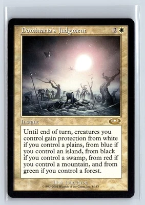 (3x) DOMINARIA'S JUDGMENT - Planeshift – MTG Magic the Gathering Card - Rare - Image 1 of 4