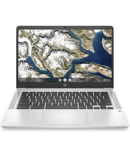 HP Chromebook 14a-na0023cl 14" FHD Intel Celeron N4000 1,10 GHz 4 GB 64 GB eMMC - Foto 1 di 8
