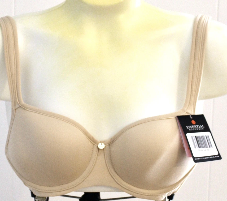 Essential Bodywear Abbie Bra #6111 Size 32C Buff Beige NWT - Image 1 of 2