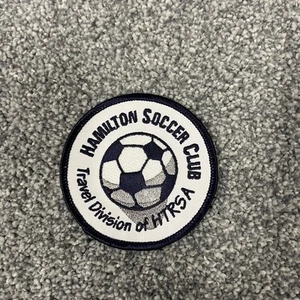 Vintage Hamilton New Jersey Logo Patch Soccer Club Jersey - Picture 1 of 4