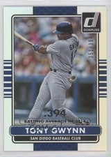 2015 Panini Donruss Stat Line Season /394 Tony Gwynn #193 HOF