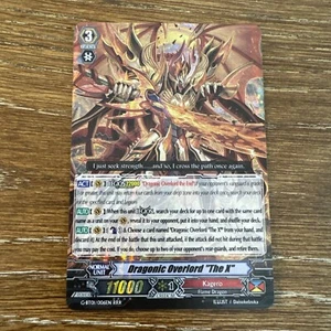 Bushiroad Cardfight Vanguard Dragonic Overlord "The X" G-BT01/005EN RRR Kagero - Picture 1 of 3