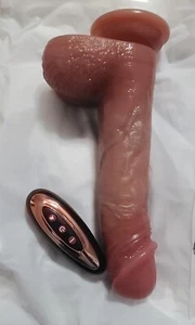 Telescopic Realistic Thrusting Dildo Vibrator Sex Toys for Women Remote Control - Picture 1 of 7
