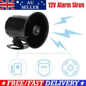 ES-626 110dB Security Alarm Siren Outdoor Sound Alarm Horn Alert DC6-12V - Picture 1 of 8