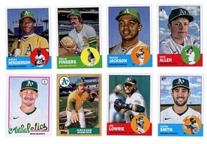 10 OAKLAND ATHLETICS A's TEAM SETS HENDERSON JACKSON ROOKIES 2022 TOPPS ARCHIVES - Picture 1 of 1